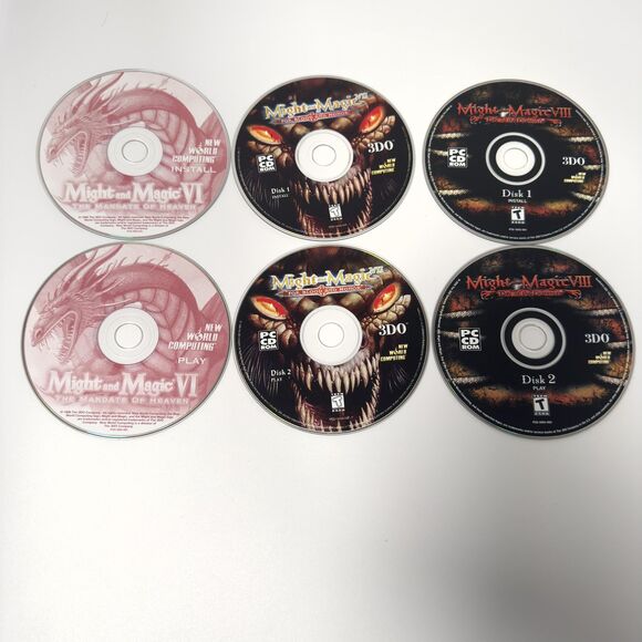 Vintage Might and Magic VI VII VIII PC CD-ROM Lot Prima Guides Games Manuals Map - Picture 9 of 12